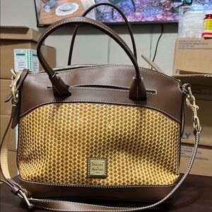 Dooney & Bourke Brown and Tan satchel Women's Bag